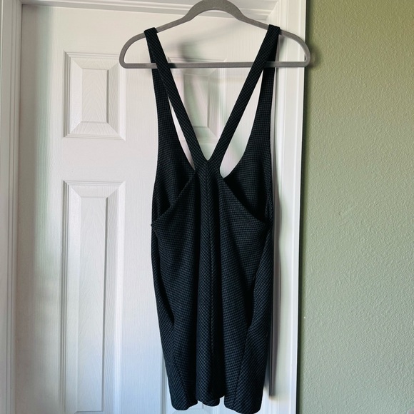 Zara pinafore Dress with tight houndstooth print. Women’s size medium - Picture 3 of 8